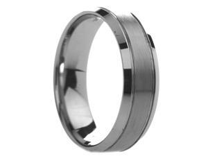 6 mm Mens Tungsten Carbide Rings Wedding Bands Brushed Center - Includes Engraving - Size 7 - 12.5 6 mm Mens Tungsten Carbide Rings Wedding Bands Brushed Center - Includes Engraving - Size 7 - 12.5