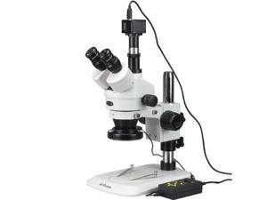 3.5X-90X Zoom Stereo Microscope with USB Camera + 144-LED 4-Zone Light 3.5X-90X Zoom Stereo Microscope with USB Camera + 144-LED 4-Zone Light