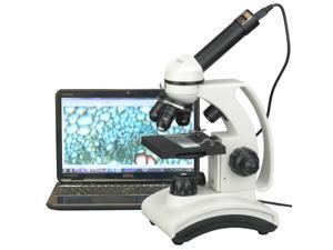 40X-1000X 3MP Digital Dual Light Glass Metal Biological Microscope + Slide Set 40X-1000X 3MP Digital Dual Light Glass Metal Biological Microscope + Slide Set
