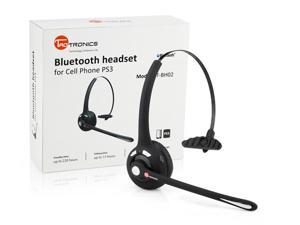 TaoTronics TT-BH02 Black Rechargeable Wireless Bluetooth Headset with Microphone - Bluetooth V2.1 TaoTronics TT-BH02 Black Rechargeable Wireless Bluetooth Headset with Microphone - Bluetooth V2.1