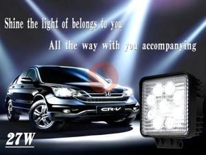 Square 27W Floodlight Bulb Lamp Waterproof IP67 1800LM LED Work Light Square 27W Floodlight Bulb Lamp Waterproof IP67 1800LM LED Work Light
