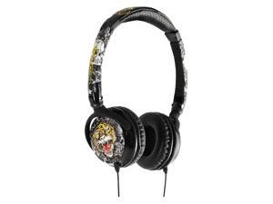 Ed Hardy 3.5mm Stereo Headphone - Tiger Ed Hardy 3.5mm Stereo Headphone - Tiger