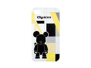 CHOICEE X QEE IPHONE4 FACEPLATE STRIPE YELLOW BLACKBEAR (RETAIL) CHOICEE X QEE IPHONE4 FACEPLATE STRIPE YELLOW BLACKBEAR (RETAIL)