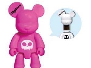 Choicee X Qee Bear 8GB USB 2.0 Flash Drive Pink Choicee X Qee Bear 8GB USB 2.0 Flash Drive Pink