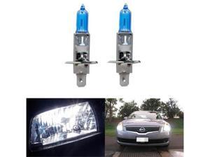 iJDMTOY 5000K Super White H1 Halogen Headlights, Fog Light Bulbs iJDMTOY 5000K Super White H1 Halogen Headlights, Fog Light Bulbs
