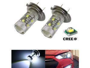 White High Power 50W-Max CREE H7 LED Bulbs For Hyundai On High Beam DRL Lights White High Power 50W-Max CREE H7 LED Bulbs For Hyundai On High Beam DRL Lights