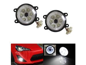 18W High Power 6-LED Fog Light Lamps w/ LED Halo Rings For Scion FRS Subaru BRZ 18W High Power 6-LED Fog Light Lamps w/ LED Halo Rings For Scion FRS Subaru BRZ