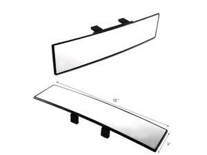 JDM AA2005 300mm Wide Curve Interior Clip On Car Rearview Mirror JDM AA2005 300mm Wide Curve Interior Clip On Car Rearview Mirror