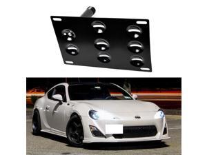JDM Style Front Bumper Tow Hole Adapter License Plate Mounting Bracket For 2013-up Scion FR-S Subaru BRZ and 2015-up Subaru WRX JDM Style Front Bumper Tow Hole Adapter License Plate Mounting Bracket For 2013-up Scion FR-S Subaru BRZ and 2015-up Subaru WRX