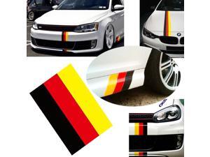 (1) 10" Germany Flag Color Stripe Decal Sticker For Euro Car Audi BMW MINI Mercedes Porsche Volkswagen Exterior or Interior Decoration (1) 10" Germany Flag Color Stripe Decal Sticker For Euro Car Audi BMW MINI Mercedes Porsche Volkswagen Exterior or Interior Decoration