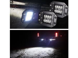 Dually Flush Mount 24W CREE LED Pod Lights For Truck Jeep Off-Road ATV 4WD 4x4 - Pair Dually Flush Mount 24W CREE LED Pod Lights For Truck Jeep Off-Road ATV 4WD 4x4 - Pair