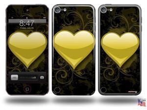 Glass Heart Grunge Yellow Decal Style Vinyl Skin - fits Apple iPod Touch 5G (IPOD NOT INCLUDED) Glass Heart Grunge Yellow Decal Style Vinyl Skin - fits Apple iPod Touch 5G (IPOD NOT INCLUDED)