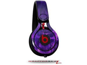 Flaming Fire Skull Purple Decal Style Skin (fits genuine Beats Mixr Headphones - HEADPHONES NOT INCLUDED) Flaming Fire Skull Purple Decal Style Skin (fits genuine Beats Mixr Headphones - HEADPHONES NOT INCLUDED)