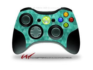 XBOX 360 Wireless Controller Decal Style Skin - Triangle Mosaic Seafoam Green - CONTROLLER NOT INCLUDED XBOX 360 Wireless Controller Decal Style Skin - Triangle Mosaic Seafoam Green - CONTROLLER NOT INCLUDED
