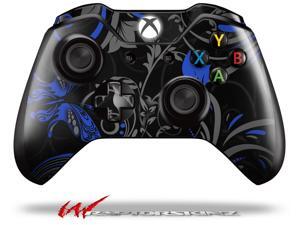 Twisted Garden Gray and Blue - Decal Style Skin fits Microsoft XBOX One Wireless Controller - CONTROLLER NOT INCLUDED Twisted Garden Gray and Blue - Decal Style Skin fits Microsoft XBOX One Wireless Controller - CONTROLLER NOT INCLUDED