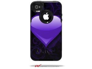 Glass Heart Grunge Purple - Decal Style Vinyl Skin fits Otterbox Commuter iPhone4/4s Case - (CASE NOT INCLUDED) Glass Heart Grunge Purple - Decal Style Vinyl Skin fits Otterbox Commuter iPhone4/4s Case - (CASE NOT INCLUDED)