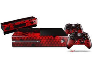 HEX Red - Holiday Bundle Decal Style Skin Set fits XBOX One Console, Kinect and 2 Controllers (XBOX SYSTEM SOLD SEPARATELY) HEX Red - Holiday Bundle Decal Style Skin Set fits XBOX One Console, Kinect and 2 Controllers (XBOX SYSTEM SOLD SEPARATELY)
