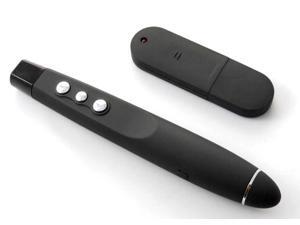 Wireless USB PowerPoint PPT Presenter Remote Control Laser Pointer Pen, Black Wireless USB PowerPoint PPT Presenter Remote Control Laser Pointer Pen, Black