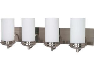 Nuvo Polaris - 4 Light - 30 inch - Vanity - w/ Satin Frosted Glass Shades Nuvo Polaris - 4 Light - 30 inch - Vanity - w/ Satin Frosted Glass Shades