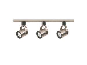 Nuvo TK354 Brushed Nickel 3 Light - MR16 - Round Back Track Kit - Line Voltage Nuvo TK354 Brushed Nickel 3 Light - MR16 - Round Back Track Kit - Line Voltage