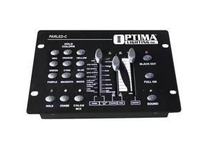 Optima Lighting RGB LED DMX controller w/ color chase, fades, sound active Optima Lighting RGB LED DMX controller w/ color chase, fades, sound active