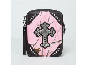 Realtree ® Pink Camo Cross Accent Bible Case Realtree ® Pink Camo Cross Accent Bible Case