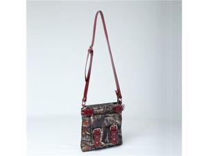 Licensed Mossy Oak Camouflage Western Purse Messenger Cross Body Bag Licensed Mossy Oak Camouflage Western Purse Messenger Cross Body Bag