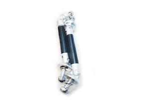 Black Carbon Front Lip Bumper Struts Shock Rod Bar Aluminum Black Carbon Front Lip Bumper Struts Shock Rod Bar Aluminum