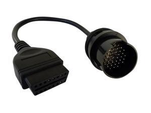 Mercedes Benz 38 Pin to 16 Pin OBD OBD2 Diagnostic Adapter Cable Connector Mercedes Benz 38 Pin to 16 Pin OBD OBD2 Diagnostic Adapter Cable Connector