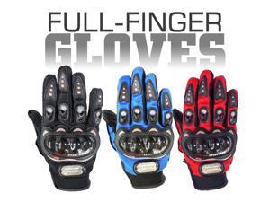 Carbon Fiber Pro-Biker Bike Motorcycle Motorbike Racing Gloves (Available in Blue, Black & Red colors and M, L & XL sizes) Carbon Fiber Pro-Biker Bike Motorcycle Motorbike Racing Gloves (Available in Blue, Black & Red colors and M, L & XL sizes)