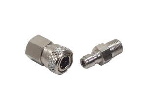 Paintball 2-piece Quick Disconnect Fittings 1/8" NPT Air Gas Remote Gun Hose CO2 Paintball 2-piece Quick Disconnect Fittings 1/8" NPT Air Gas Remote Gun Hose CO2