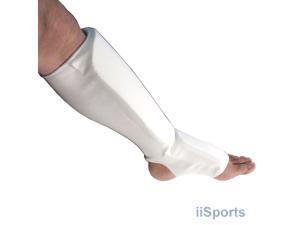 Karate Taekwondo Sparring Shin Instep Pads Guard CHILD/Adult XS white MMA martial arts fighting Karate Taekwondo Sparring Shin Instep Pads Guard CHILD/Adult XS white MMA martial arts fighting