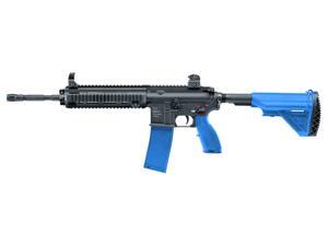 T4E HK416 Carbine .43 caliber 11mm H&K Paintball Assault Rifle Black Blue Mag Fed Law Enforcement Police Trainer T4E HK416 Carbine .43 caliber 11mm H&K Paintball Assault Rifle Black Blue Mag Fed Law Enforcement Police Trainer