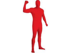Adult 2nd Skin Red Body Suit - Large Adult 2nd Skin Red Body Suit - Large