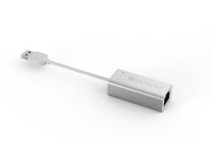 Satechi® USB Aluminum Rounded Hub USB 3.0 to 10/100/1000 Gigabit Ethernet LAN Network Adapter for Windows XP, Vista, 7 & Mac OSX 9 or higher Satechi® USB Aluminum Rounded Hub USB 3.0 to 10/100/1000 Gigabit Ethernet LAN Network Adapter for Windows XP, Vista, 7 & Mac OSX 9 or higher