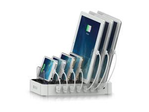 Satechi 7-Port USB Charging Station Dock for iPhone 6 Plus/6/5S/5C/5/4S, iPad Air/Mini/3/2/1, Samsung Galaxy S5/S4/S3/Note/Note2/Tab, iPod, Nexus, HTC, and more (White) Satechi 7-Port USB Charging Station Dock for iPhone 6 Plus/6/5S/5C/5/4S, iPad Air/Mini/3/2/1, Samsung Galaxy S5/S4/S3/Note/Note2/Tab, iPod, Nexus, HTC, and more (White)