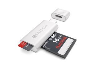 Satechi Aluminum Type C Micro/SD CARD Reader (Silver) Satechi Aluminum Type C Micro/SD CARD Reader (Silver)