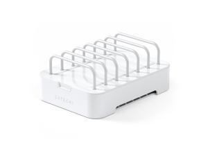 Satechi 6-Port Customizable Media Organizer Desktop Charging Station, Multi-Device Dock, For iPhone iPad Smartphone PC Tablets etc. (White) Satechi 6-Port Customizable Media Organizer Desktop Charging Station, Multi-Device Dock, For iPhone iPad Smartphone PC Tablets etc. (White)