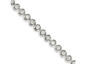 Diamond Circle Link Bracelet Length=7 Diamond Circle Link Bracelet Length=7