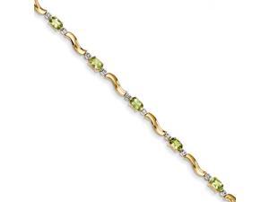 Completed Fancy Diamond/Peridot Bracelet Length=7 Completed Fancy Diamond/Peridot Bracelet Length=7