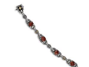 Cushion-cut 6.57Garnet 7.25in Bracelet Length=7.25 Cushion-cut 6.57Garnet 7.25in Bracelet Length=7.25