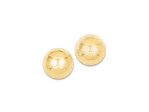 14K Yellow Gold Larger Plain Half Ball Earrings - 12x12MM 2.23Grams 14K Yellow Gold Larger Plain Half Ball Earrings - 12x12MM 2.23Grams