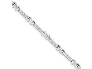 14K White Gold 5 Stone Big Hugs Diamond Bracelet - 0.333cttw 14K White Gold 5 Stone Big Hugs Diamond Bracelet - 0.333cttw