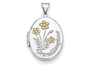 Flower Locket in Yellow Gold Plated Sterling Silver - Mirror Finish - Women Flower Locket in Yellow Gold Plated Sterling Silver - Mirror Finish - Women