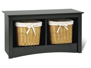 Black Twin Cubbie Bench (small) By Prepac Black Twin Cubbie Bench (small) By Prepac