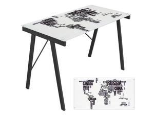 LumiSource OFD-TM-PGWORLD World Map Office Desk LumiSource OFD-TM-PGWORLD World Map Office Desk