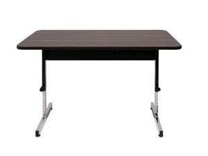 Adapta Desk 48" Desk Blk/ Walnut Adapta Desk 48" Desk Blk/ Walnut
