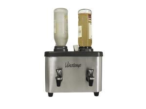 Double Bottle Shot Chiller in Stainless Steel by Vinotemp Double Bottle Shot Chiller in Stainless Steel by Vinotemp