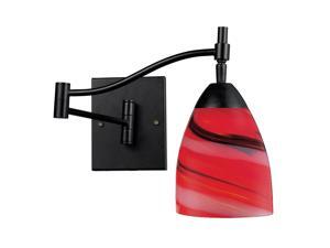Elk Lighting Celina 1-Light Swing arm Sconce, Dark Rust - 10151-1DR-CY Elk Lighting Celina 1-Light Swing arm Sconce, Dark Rust - 10151-1DR-CY