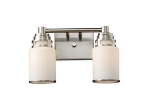 Elk Lighting Bryant 2-Light Vanity in Satin Nickel - 11265-2 Elk Lighting Bryant 2-Light Vanity in Satin Nickel - 11265-2